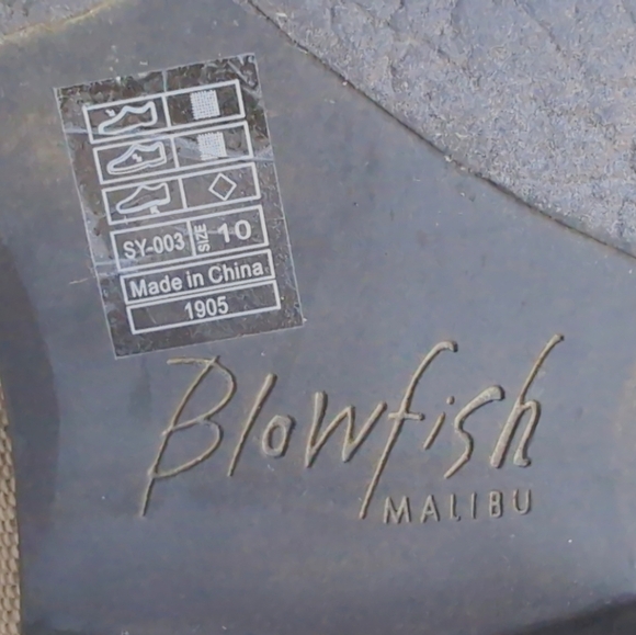 Blowfish Malibu Sz 10 Gray Ankle Boots Slouch 1905 Sy003 - Picture 9 of 10